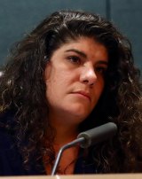 Councilmember Holly Blair tells fellow council members "hell no" as council votes 4-1 to send a letter in opposition to Santa Rosa Indian Community's move to make property it owns in Lemoore part of its sovereign community.